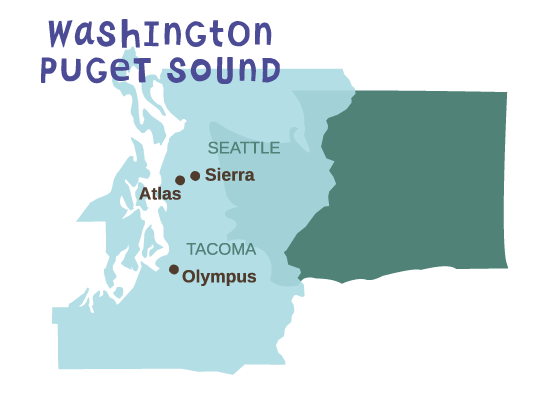 Map of Washington Schools